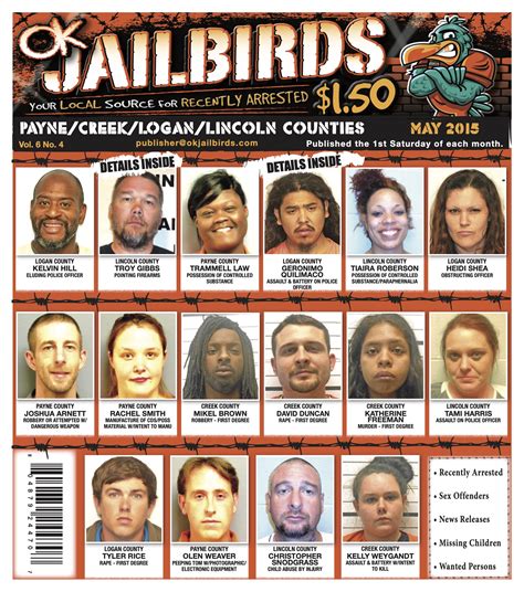 PAYNE, CREEK, LINCOLN, LOGAN - May 2015 - JAILBIRDS