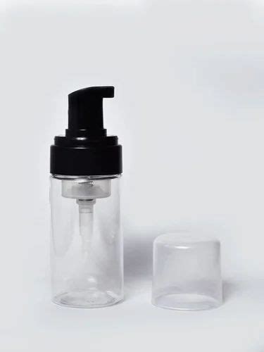 Ml Opaque White Foam Bottle With Opaque White Brush Pump At Rs