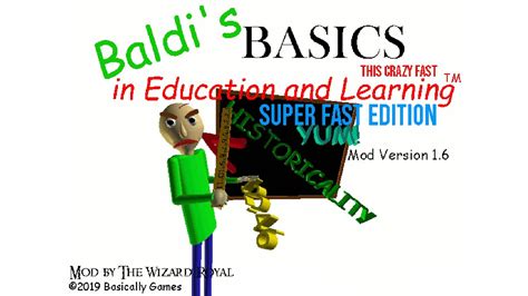 Baldi S Basics Super Fast Edition Pinguyt Youtube