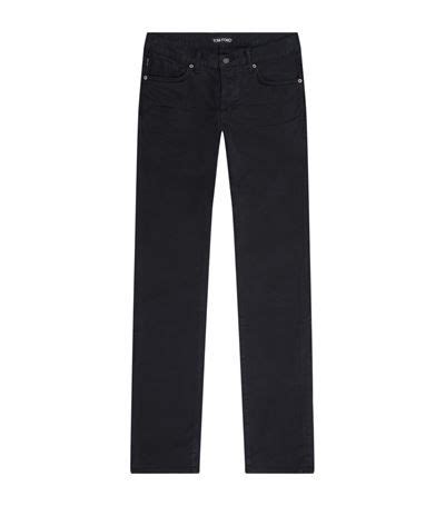 Tom Ford Straight Stretch Jeans In Navy Modesens Slim Straight