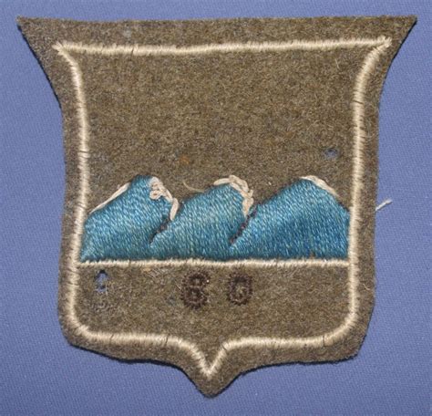 Wwi 80th Infantry Division Patch Griffin Militaria