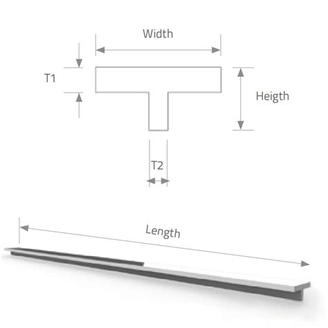 304 316 Stainless Steel T Profiles With Mirror Surface Tbk Metal