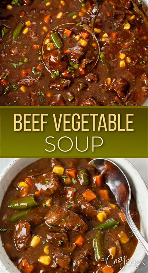 Beef Vegetable Soup Beef Soup Recipes Vegetable Soup Recipes Healthy Soup Recipes