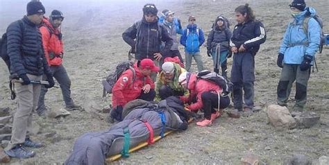 Rescataron a un andinista estadounidense que se descompensó en el Aconcagua