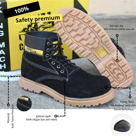 Jual Sepatu Safety Pria Caterfillar High Quality Sepatu Gunung Hiking