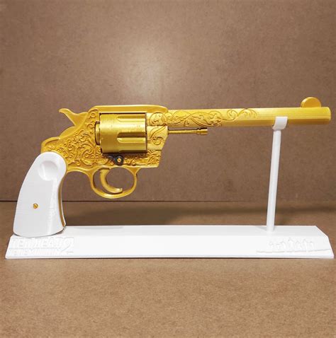 Double Action Revolver Golden Colt M1892 Replica Based On Rdr2 And G