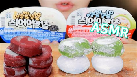 Asmr Rice Cake Ice Cream Chocolate Covere Ice Creams Mukbang Real Sound