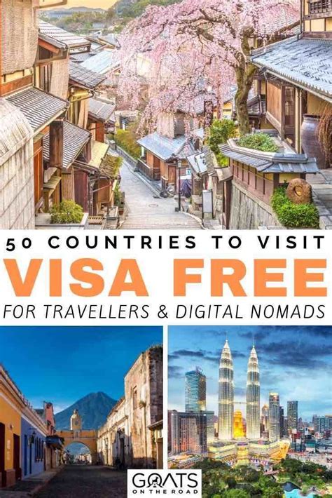 50 visa free countries for travellers digital nomads – Artofit