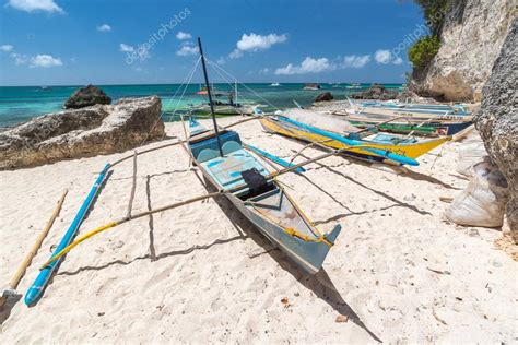 Traditional Philippines Fisherman Boats Stock Photo Iggy74 125592386