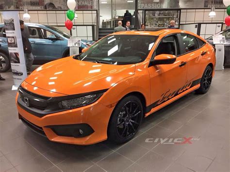 2015 Honda Civic Si Orange