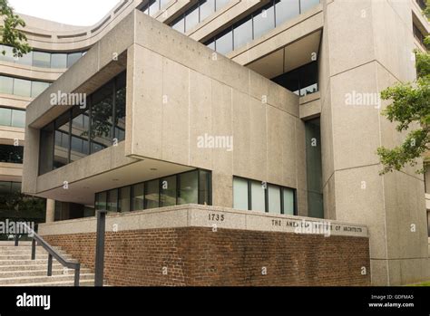 American Institute Of Architects Washington Dc Stock Photo Alamy