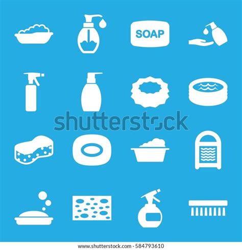 Soap Icons Set Set Soap Stock Vector Royalty Free