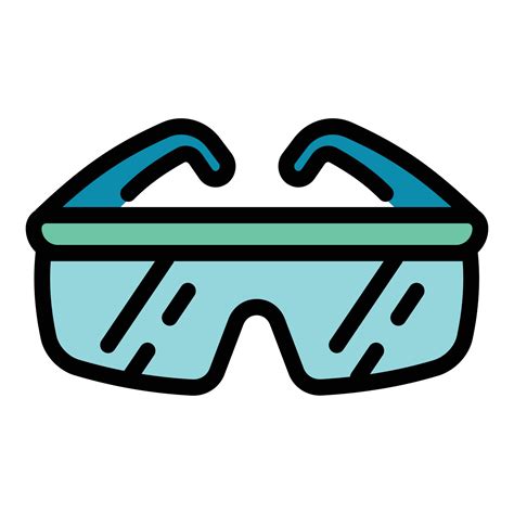 Work goggles icon, outline style 14222362 Vector Art at Vecteezy