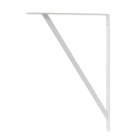 Everbilt 12 In X 8 In White Heavy Duty Shelf Bracket 14327 The Home