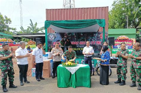 Hut Ke Tni Wali Kota Dan Kapolres Wilayah Pesisir Kompak Sambangi