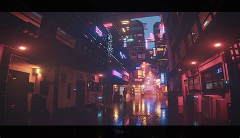 Neon City Pixel Art