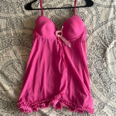 Rampage Intimates And Sleepwear Rampage Pink Chemise Underwire Poshmark