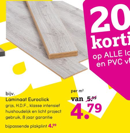 Laminaat Kunststof Vloer Folder Aanbieding Bij Leenbakker Details