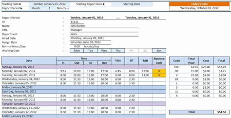 Pto Calculator Spreadsheet - Invoice Template