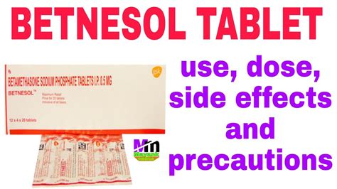 Betnesol Tablet Use Hindi Betnesol Betamethasone Sodium Phosphate