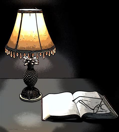 Open Bible And Lamp Photograph By James Fowler Fine Art America