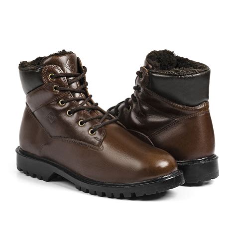 BOTA MASCULINA FORRADA LÃ E IMPERMEÁVEL PARA NEVE HELSINQUE