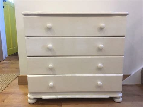 White solid pine chest of drawers | in Gullane, East Lothian | Gumtree