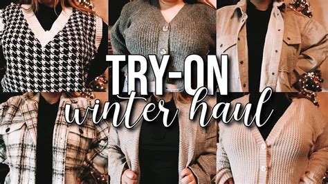 Huge Plus Size Winter Try On Haul Forever Shein Ae Vlogmas