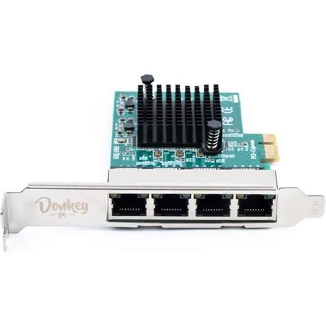 Carte R Seau Gigabit Pcie Pour I T Donkey Pc Cdiscount Informatique