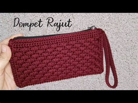 Tutorial Dompet Rajut Mudah Dan Cantik Youtube Crochet Bag