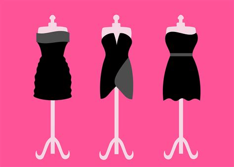 Clip Art Black Dress