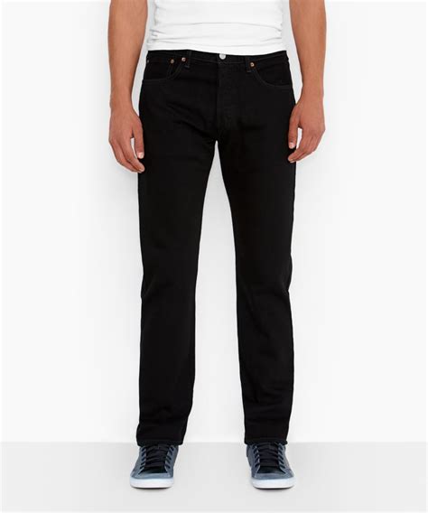 Levis Mens 501 Original Fit Jeans Black — Daves New York