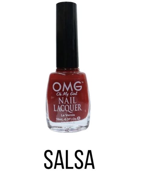 Omg Nail Lacquer Nail Polish Salsa Ml Lazada Ph