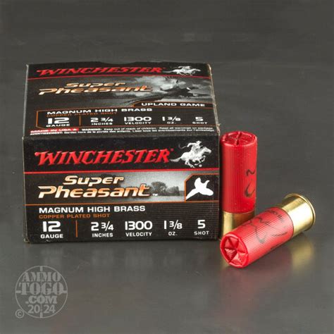 12 Gauge 5 Shot Ammo For Sale By Winchester 250 Rounds