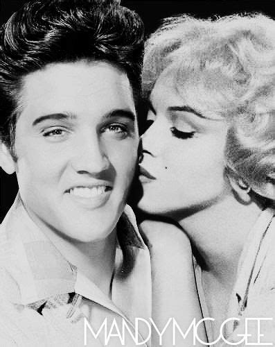 Elvis Presley and Marilyn Monroe♥ | Marilyn monroe photos, Marilyn monroe portrait, Elvis