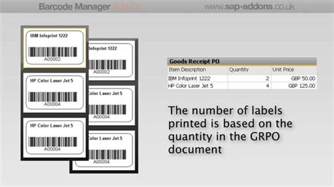 Print Multiple Labels From Document Barcode Manager Add On For Sap