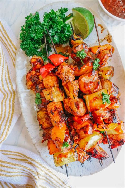 Pineapple And Chicken Kabobs Your Healthy Beginning