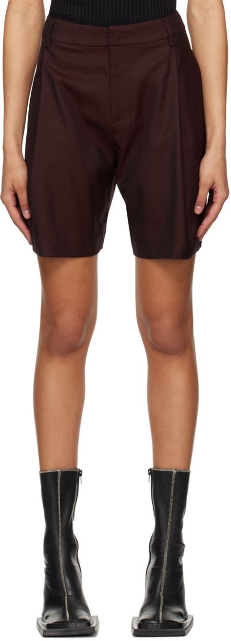 Wynn Hamlyn Short Lana Bourgogne SSENSE France