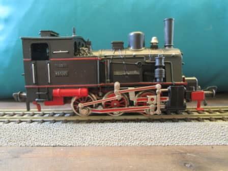 Locomotives Fleischmann HO T 3 Steam Machine BR 89 1315 Rare