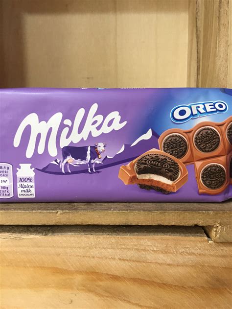 Milka Oreo Sandwich Chocolate Bar 92g And Low Price Foods Ltd