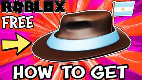 New Free Item International Fedora Argentina Roblox Link In