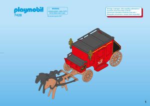 Manual De Uso Playmobil Set Western Diligencia Oeste