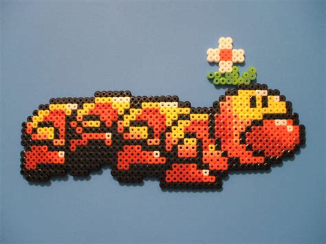 Hama Beads De Super Mario Jefes Finales • Consola Y Tablero