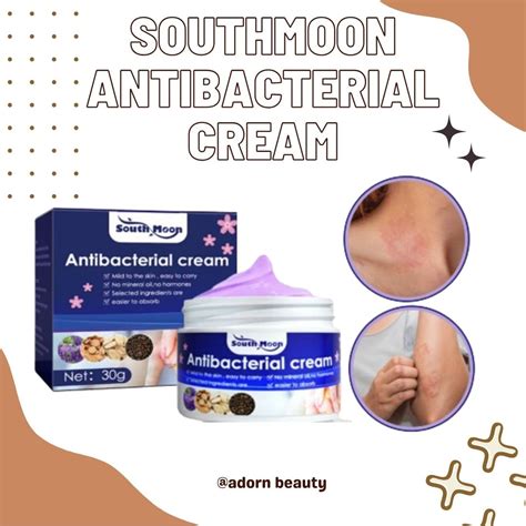 Original South Moon Antibacterial Cream Skin Itching Cream Herbal Antibacterial Agent External