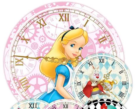 Alice In Wonderland Clock Printable