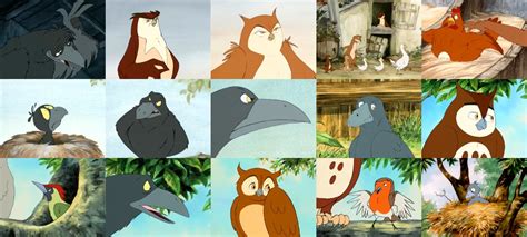 The Animals Of Farthing Wood Season 3 Birds By Matuta2002 On Deviantart