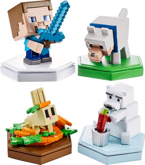 Minecraft Earth Boost Mini Figure 4 Pack Nfc Chip Enabled For