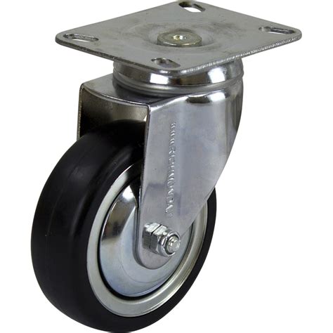 100mm Anti Static Swivel Chrome Durolite Castor S4464 Richmond