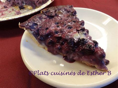 Les Plats Cuisin S De Esther B Tarte Aux Bleuets Et La Cr Me Tarte