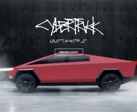 Interactive Tesla Cybertruck Wraps Configurator By Wrapmate